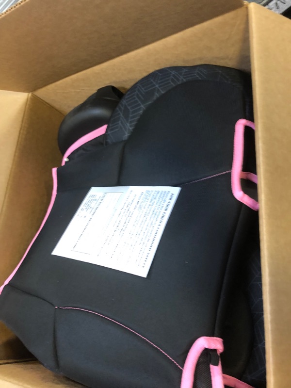 Photo 2 of Evenflo GoTime LX High Back Booster Car Seat High Back Terrain Pink