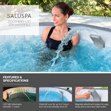Photo 1 of Bestway SaluSpa Waterfall Feature with LED Lights | Built-in Lights with 7 Color Modes | Compatible with Most Bestway Inflatable and Portable SaluSpa Hot Tub Spas
