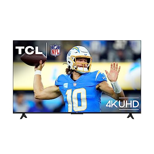 Photo 1 of TCL 55-Inch Class S4 4K LED Smart TV with Fire TV (55S450F, 2023 Model), Dolby Vision HDR, Dolby Atmos, Alexa Built-in, Apple Airplay Compatibility, S
