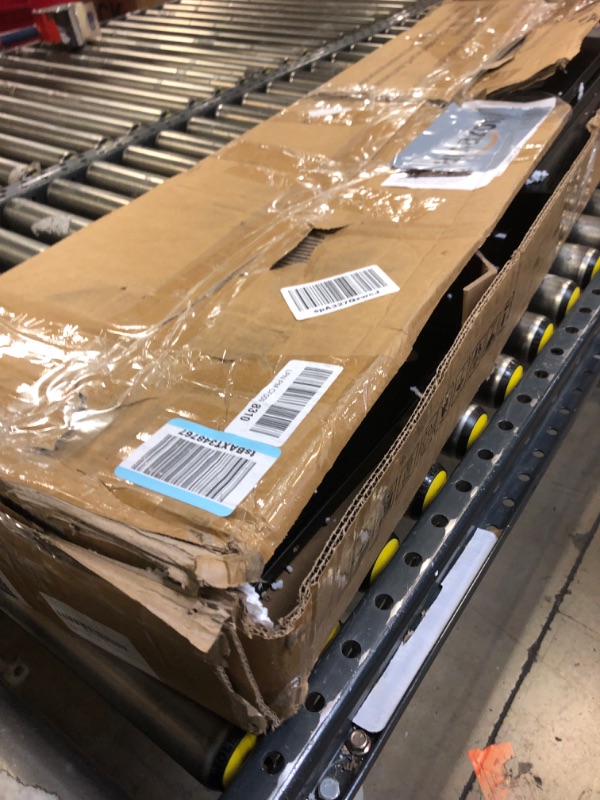 Photo 1 of FABATO 59'' Floating TV Stand with LED Light Power Outlet, Floating Shelf for Under TV Wall Mount with Storage Shelf, Media Console Entertainment Center for Living Room, Black LED 59'' Black