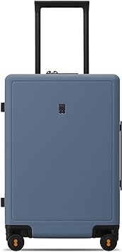 Photo 1 of LEVEL8 Elegance Carry On Suitcase, 20” Hardside Luggage with TSA Lock, Spinner Wheels - Blue Grey
