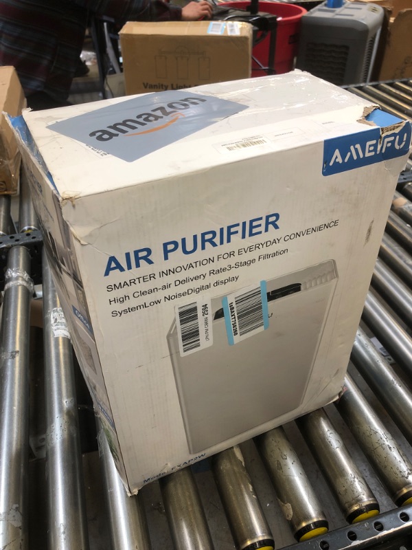 Photo 2 of Air Purifiers for Home Large Room up to 1640ft², AMEIFU Hepa Air Purifiers, H13 True HEPA Air Filter for Pets Hair, Dander, Smoke, Pollen, Smell, 3 Fan Speeds, 5 Timer, Sleep Mode 15DB Air Cleaner air purifiers with filter