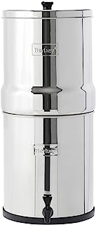 Photo 1 of Big Berkey Gravity-Fed Stainless Steel Countertop Water Filter System 2.25 Gallon with 2 Authentic Black Berkey Elements BB9-2 Filters
