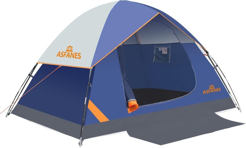 Photo 1 of ASFANES 2-12 Person Tents for Camping Waterproof, Backpack Double Layer Camping Tents, Perfect Picnics, Fishing and Backyard Camping
