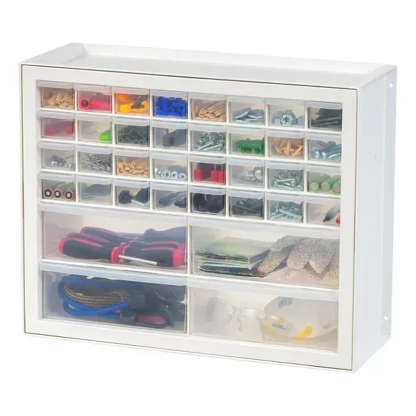 Photo 1 of IRIS USA Stackable Storage Cabinet for Hardware Crafts, Small Parts Organizer Drawer, Compartment
