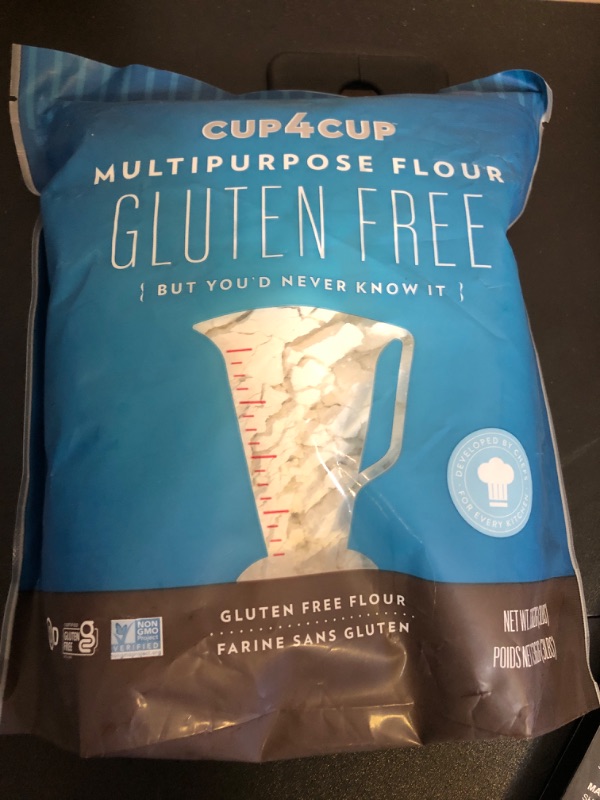 Photo 2 of exp date 06/2025--Cup4Cup Gluten Free Flour, 3 Pound -- 6 per case.