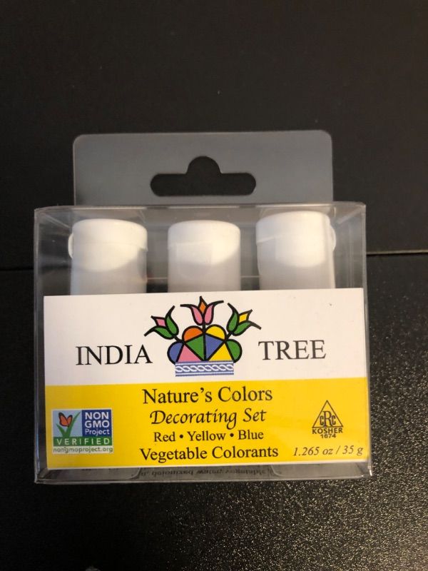 Photo 2 of mini India Tree Nature's Colors Decorating Set, 1.265 Ounce