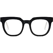 Photo 1 of AMOMOMA Retro Oversized Blue Light Blocking Reading Glasses for Women Men,Big Square Computer Womens Readers AM6056 C1 0.0