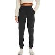 Photo 1 of Size 34M--Tall MobPlace 32/34 Inseam Jogger Sweatpants for Women with Zipper Pockets dark grey/charcoal grey
