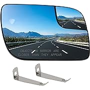 Photo 1 of Heated Mirror Glass Passenger Side, Right Heated Convex Mirror Glass with Rear Holder Compatible with 2011-2017 Ford Explorer Blind Spot Mirror Glass Replacement