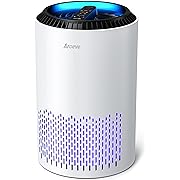 Photo 1 of AROEVE Air Purifiers for Home, Air Purifier Air Cleaner For Smoke Pollen Dander Hair Smell Portable Air Purifier with Sleep Mode Speed Control 