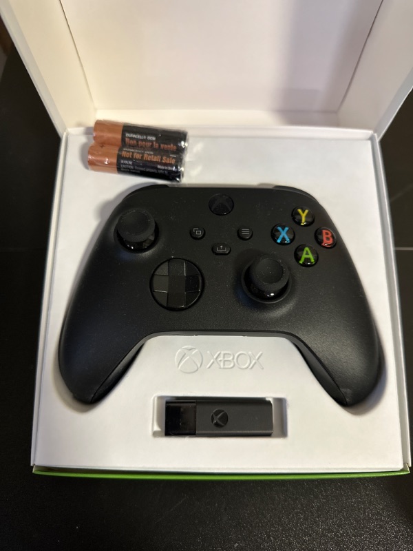 Photo 2 of Xbox Core Controller - Carbon Black (Renewed)