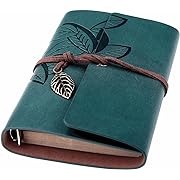 Photo 1 of BEYONG Leather Writing Journal, Refillable Travelers Notebook, Men & Women Leather Journals to Write in,