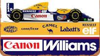 Photo 1 of Williams FW15C Sponsors Metal Tin Sign 8 x 12 in F1 Cars Vintage Poster Man Cave Decorative