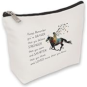 Photo 1 of yhslmh Horse Gifts Makeup Bag Cosmetic Bags for Women, Horse Lovers Travel Make Up Pouch Large Capacity Canvas Bag, Equestrian Zipper Toiletry Organizer Bag