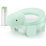 Photo 1 of HEETA 4 in 1 Potty Training Toilet for Boys Girls, Portable Folding Toddler Potty with 20pcs Storage Bags