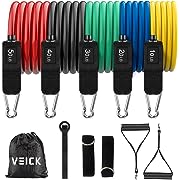 Photo 1 of VEICK Resistance Bands, Exercise Bands, Workout Bands, Resistance Bands for Working Out with Handles