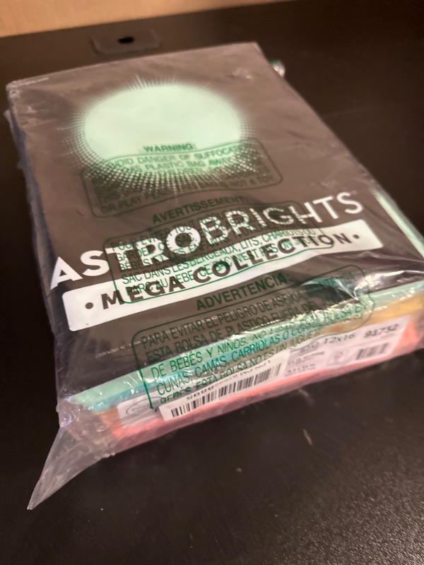 Photo 2 of Astrobrights Mega Collection, Colored Paper, Punchy Pastel 5-Color Assortment, 625 Sheets, 24 lb./89 gsm, 8.5" x 11" - MORE SHEETS! (91732)