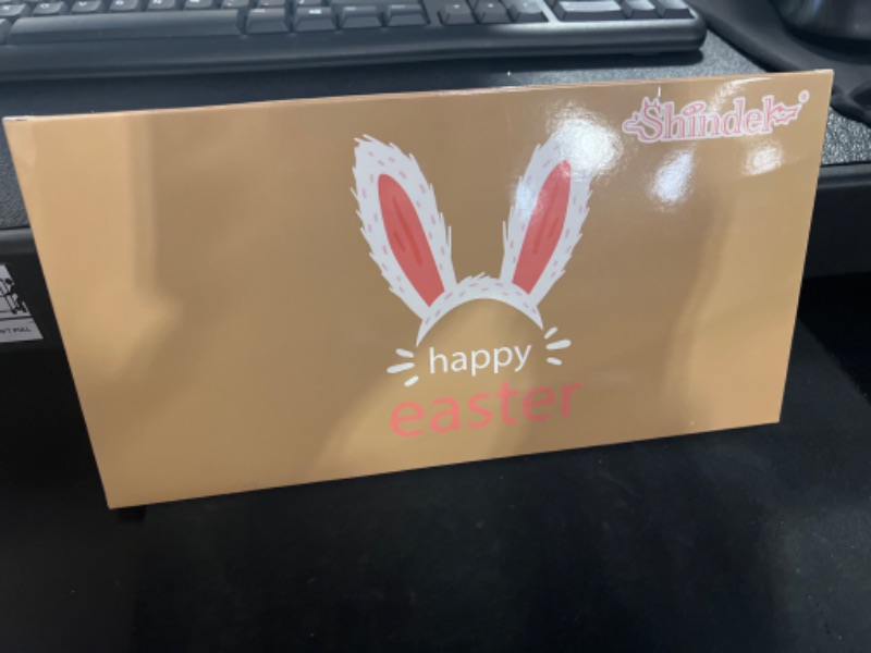 Photo 2 of Shindel 100PCS Cute Rabbit Long Ear Candy Gift Bags, Easter Goodie Bags Bunny Cookie Snack Bag Packaging Cookie Supplies