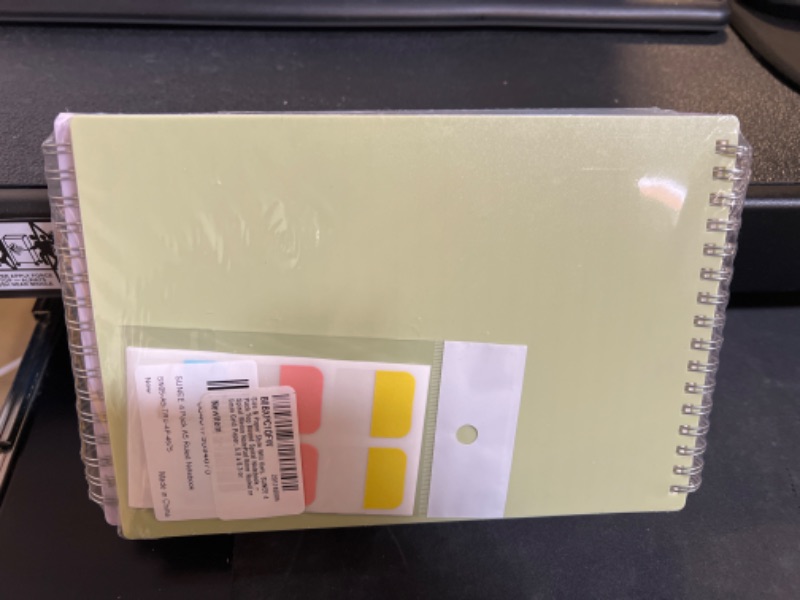 Photo 1 of SUNEE Sizes & Paper Styles Will Vary - 4 Pack Top Bound Spiral Notebook - Waterproof PP Cover, 80 Double-Sided Sheets *Size Will Vary *Style Will Vary