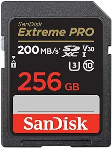 Photo 1 of SanDisk 256GB Extreme PRO SDXC UHS-II Memory Card - C10, U3, V90, 8K, 4K, Full HD Video, SD Card - SDSDXDK-256G-GN4IN Card Only 256GB