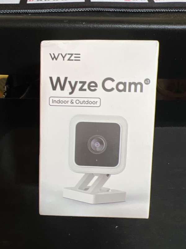 Photo 2 of WYZE Cam v3 with Color Night Vision, Wired 1080p HD Indoor/Outdoor Video Camera, 2-Way Audio, Works with Alexa, Google Assistant, and IFTTT Wyze Cam v3 White 1 Pack