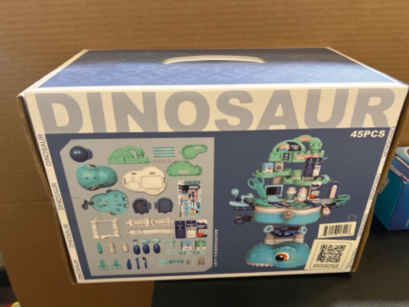 Photo 1 of TOY DINOSAUR 3 IN 1 DOCTOR SET WITH ACCESSORIES MULTI-COLOR