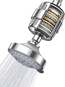 Photo 1 of Shower Filter 1 Stage Shower Head Filter for Hard Water Water Softener   silver 