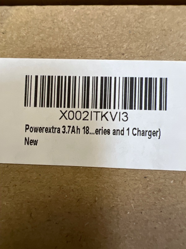Photo 2 of Powerextra 2Pack 3.7Ah 18V HPB18 Battery Compatible with Black and Decker HPB18 244760-00 A1718 HPB18-OPE A18 Firestorm FS180BX FS18BX FS18FL FSB18 and 9.6V-18V Charger (2 Batteries and 1 Charger)