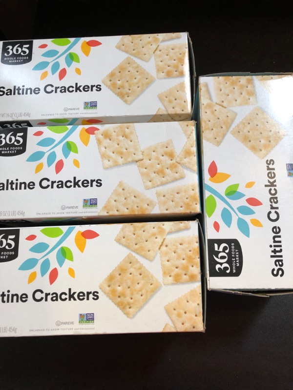 Photo 2 of 365 by Whole Foods Market, Salted Saltine Crackers, 16 Ounce Salted 1 Pound (Pack of 1) 4pcsw 