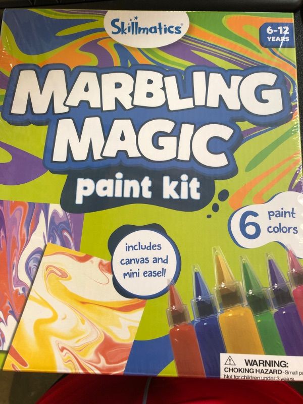 Photo 2 of Skillmatics Marbling Magic Paint Kit for Kids, Art & Craft Activity for Girls & Boys Ages 6-12, Water Marbling Kit, Craft Kits & Supplies, DIY Creative Activity, Gifts for Ages 6, 7, 8, 9, 10, 11