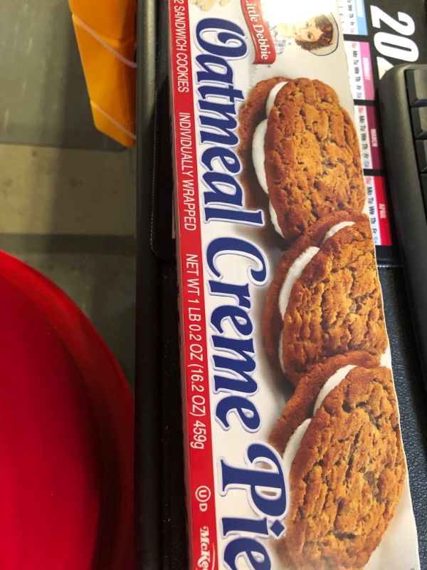 Photo 1 of Little Debbie Oatmeal Creme Pies, 12 Individually Wrapped creme pies, 16.2 Ounces, Pack of One (2)