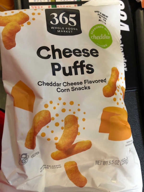 Photo 2 of 365 by Whole Foods Market, Cheese Puffs, 5.5 Ounce  3 pcs