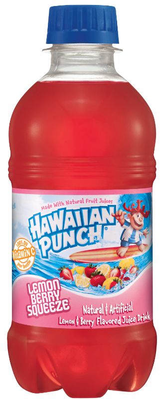 Photo 1 of (24 Bottles) Hawaiian Punch Lemon Berry Squeeze, 10 Fl Oz   exp date no shows
