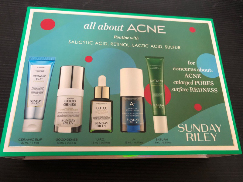 Photo 2 of Sunday Riley About Acne Kit, Unscented