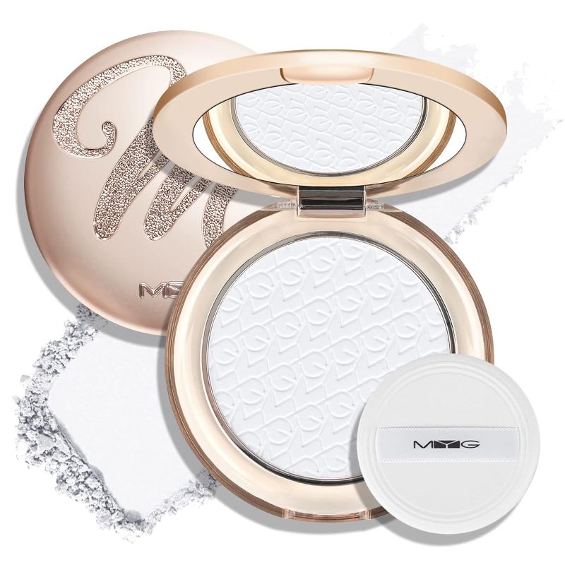 Photo 1 of KYDA Pressed Setting Powder, Oil Control Face Pressed Powder, Lightweight Face Powder with Puff, Lasting Makeup Base Fixer Powder, Cushion Compact Powder for Oily Dry Skin, by Ownest Beauty-#01
