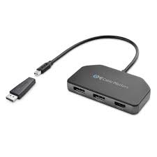 Photo 1 of Cable Matters Triple Monitor USB C Hub with 3X DisplayPort and 100W Charging - Support up to 8K and 4K 120Hz HDR - Thunderbolt 4, USB4 Compatible for Surface Pro, XPS (Windows Only)
