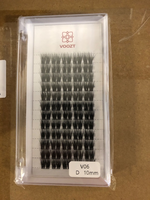 Photo 1 of Cluster Lashes 72 Pcs Voozt DIY Eyelash Extension Thin Band D Curl 16MM Length Natural Individual Lash Clusters at Home Use (V08 D-16MM) https://a.co/d/5DhMU8m