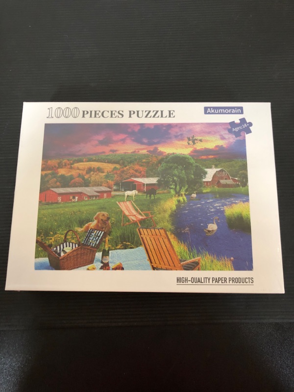 Photo 2 of 1000 Piece Puzzle,1000 Piece Adult Children Puzzles, Jigsaw Puzzles 1000 Pieces Suitable for Adults Children (B0001, 1000 PCS) 1000 PCS B0001