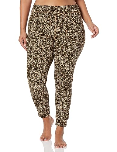 Photo 1 of Zim and Zoe Women's Plus Size Pant ONLY Lounge, Brown Animal
