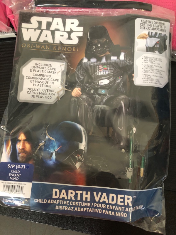 Photo 1 of STAR WARS Darth Vader Child Adaptive Costume Small