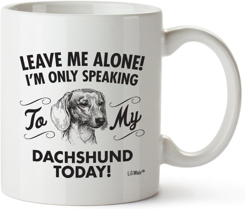 Photo 1 of Dachshund Mom Gifts Mug For Christmas Women Men Dad Decor Lover Decorations Stuff I Love Dachshund Coffee Accessories Talking Art Apparel Funny Birthday Gift Home Supplies Products Dog Coffee Cup Mugs