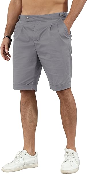 Photo 1 of Beotyshow Mens Casual Shorts Summer Stretch Hiking Cargo Shorts Workout Athletic Shorts with Pocket - XL