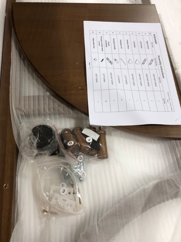 Photo 1 of Corner Clothes Rack with Thick Clothes Rod, Wood Corner Hall Tree with Hooks, Clothes Rack Freestanding with Storage Shelf for Entryway Bedroom?Walnut?