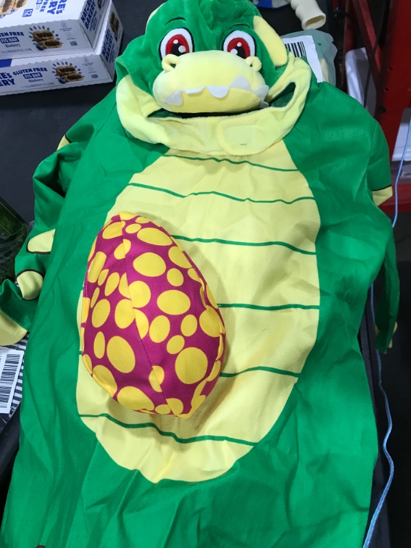 Photo 1 of [Size M] Kids Green Dragon Costume with Egg