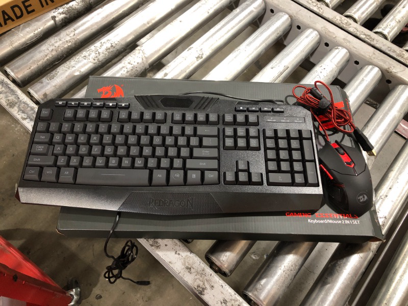 Photo 1 of Redragon S101 Gaming Keyboard, M601 Mouse, RGB Backlit Gaming Keyboard, Programmable Backlit Gaming Mouse, Value Combo Set [New Version]
