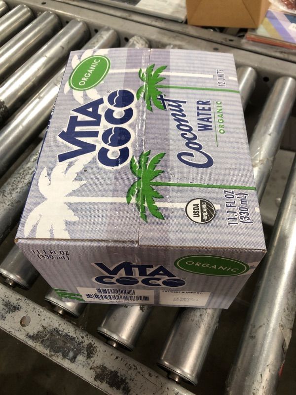 Photo 3 of Vita Coco Coconut Water, Pure Organic | Refreshing Coconut Taste | Natural Electrolytes | Vital Nutrients | 11.1 Oz (Pack Of 12) Original 11.1 Fl Oz (Pack of 12)