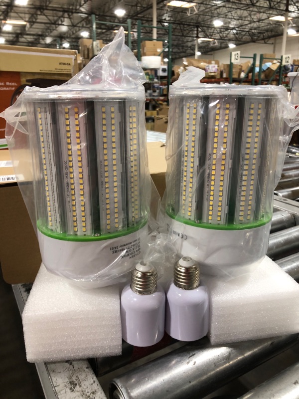 Photo 1 of 80W LED Corn Light Bulb 2pack,250 Watt Metal Halide HPS CFL HID lamp LED Replacement,5000K E39 Mogul Base,for Street and Area Lighting Bay Light Fixture Warehouse Workshop Garage Gyms