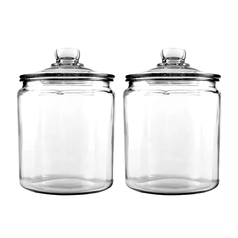 Photo 1 of Anchor Hocking 1-Gallon Heritage Hill Jar, Set of 2
