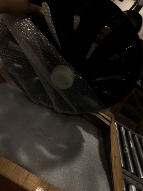 Photo 1 of Wheel Covers 19 Inch 4PCS for Tesla Model Y Wheel Replacement Wheel Caps Compatible with Tesla Model Y Accessories 2020 2021 2022 2023 Matte Black